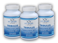 3x Tribulus Terrestris 90% + Vitamin B6 + Zinc 100 caps