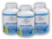 3x Kotvičník zemní 90% + Vitamin B6 + Zinek 150 kapslí