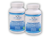 2x Magnesium Bisglycinate + Vitamin B6 120 vege caps