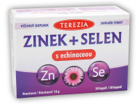 Zinek + selen s echinaceou 30 kapslí