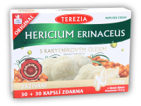 Hericium erinaceus s rakytníkovým olejem 60 kapslí