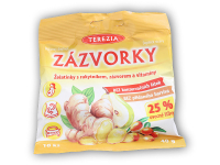 Zázvorky želatinky s rakytníkem a vitaminem c 40g