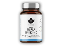 Triple Zinc 25mg + Vitamin C 60 cps akce