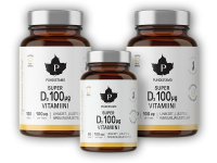Super Vitamin D 4000IU 2 x 120 kapslí + 60 kapslí ZDARMA