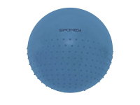 HALF FIT Gymnastický míč 2v1 masážní, 75 cm včetně pumpičky, modrý