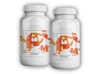 2x Draslík Magnesium, Draslík citrát + Hořčík malát 200 rostlinných kapslí