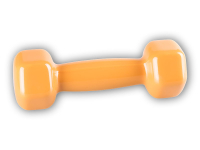 Jednoručka Vinyl Dumbell 1kg yellow