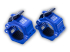 OLYMPIC BARBELL COLLAR - 4201 blue