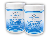 2x 100% Creatine Monohydrate 550g