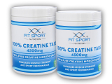 2x 100% Creatine Tabs 4500mg 240 vege tabs