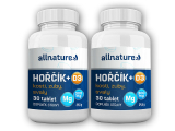 2x Hořčík + D3 30 tablet