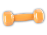 Jednoručka Vinyl Dumbell 1kg yellow