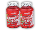 2x Vitamin C 1000mg + Rose Hips 100 cps