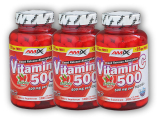 3x Vitamin C 500mg + Rose Hips 125 kaps