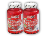 2x B-Complex + Vitamin C + Vitamin E 90kapslí