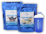 2x Maxi Pro 90% 750g + šejkr Fitsport