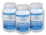 3x Caffeine 200mg + Green Tea Extract 300mg 120 kapslí