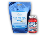 Maxi Pro 2500g + Bcaa Elite Rate 120cps