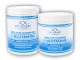 100% Pure Micronized L-Glutamine 550g + 330g