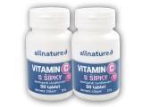2x Vitamín C s šípky 500 mg 30 tablet