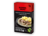 KM Vepřové na žampionech s těstovinami 500g
