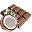 příchut cocoa coconut