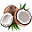příchut fine iced coconut